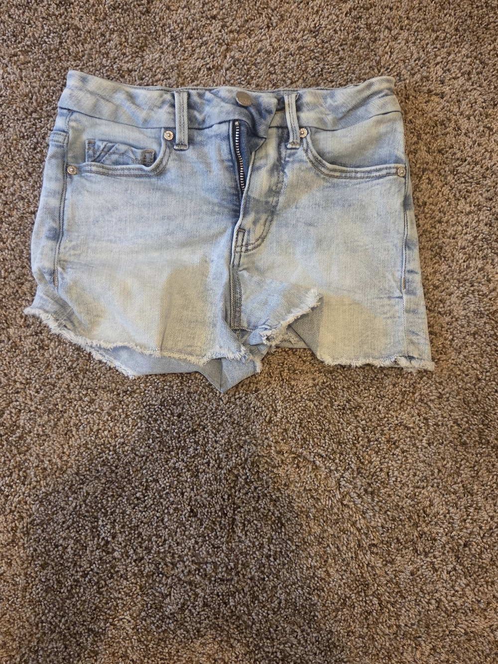 Buckle Black Distressed Denim Cutoff Shorts